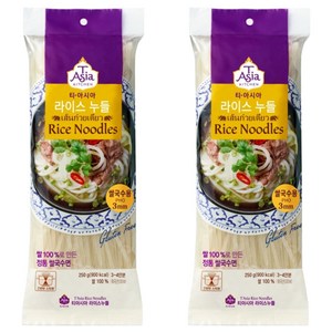 티아시아키친 쌀국수면 3mm, 2개, 250g