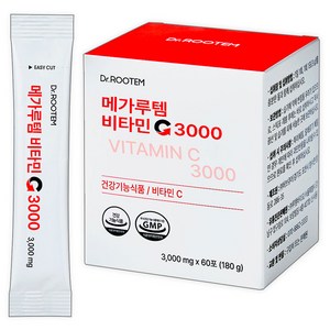 닥터루템 메가루템 비타민C 3000, 60회분, 180g, 1개