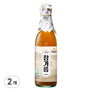 대현상회 저온압착 참기름, 2개, 350ml