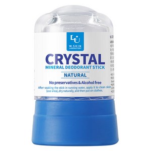더블유피부연구소 크리스탈 데오드란트 네추럴, 45g, 1개