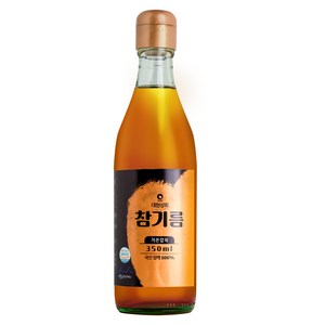 대현상회 저온압착 국산 참기름, 1개, 350ml