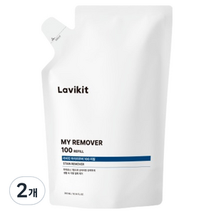 라비킷 마이리무버100 얼룩제거제 리필, 300ml, 2개
