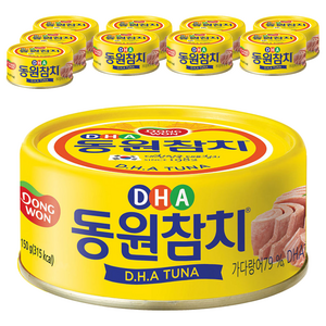 동원참치 DHA, 150g, 10개