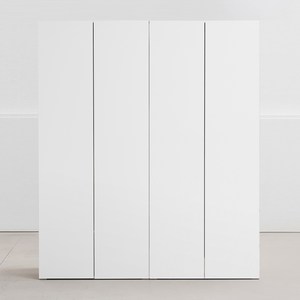 도모 아르디아 1단 + 2단 옷장 세트 1600 방문설치, 화이트