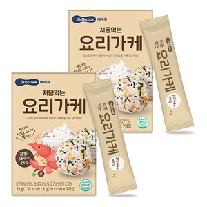 베베쿡 처음먹는 요리가케, 28g, 2개, 크림새우버섯