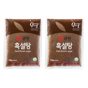 큐원 흑설탕, 1kg, 2개