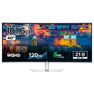 델 WQHD 울트라샤프 IPS Black 21:9 120Hz 모니터, 101.6cm, U4025QW