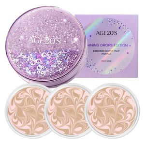 에이지투웨니스 샤이닝 드롭 에디션 뉴오리지널 에센스 커버 팩트 케이스 + 리필 12.5g x 3p