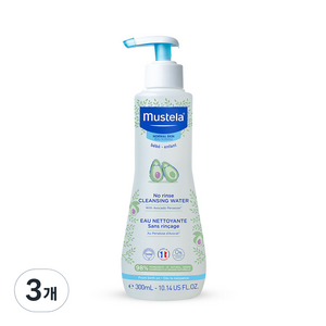 무스텔라 노 린스 클렌징 워터, 300ml, 3개