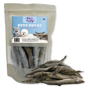 톰스패밀리 반려동물 동결건조 트릿, 열빙어, 100g, 1개