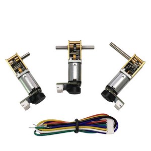 홀 N20-1218 인코더 소형 감속 DC 기어 웜 모터 3V6V12V, 6v53rpm, Dual Axis, 다른