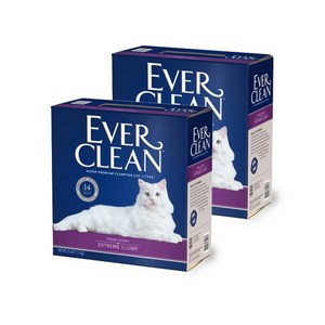 에버크린 EC 고양이 모래 은은한 향, 11.3kg, 2개, FRESH SCENT