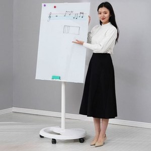 데스커 칠판 이동식 화이트보드 스탠딩 받침대 자석 대형화이트보드 높이조절 이동, 화이트