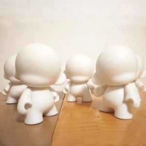 미술 학생용 흰색 인형 엘프바 비닐 아트 피규어, 1개, 기본
