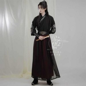 사극 코스튬 무사복 호위 무사 옷 협객 검객 코스프레 고대-의상 S