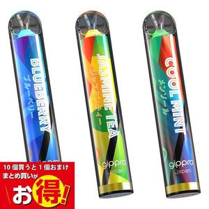 [일본정품수입]【정리 사 10 구입으로 1 개 덤 합계 11 개】gipproJapan 일회용 전자 담배 【 Blingbling, 1개, 03 민트