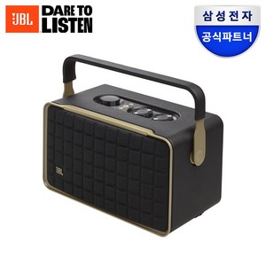 삼성공식파트너 JBL 무선 블루투스 스피커 홈시어터 인테리어 야외 캠핑 파티 미니스피커, 블랙, AUTHENTICS 300