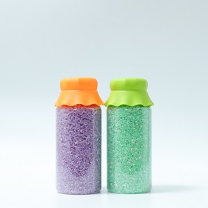프리미엄 다용도 주스 페트병 350ml PET 더치커피병 플라스틱 보틀 밀크티 콜드브루, 브릿지마개 38파이 (진분홍)), 프리미엄 주황(p38), 1개