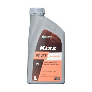 2싸이클휘발유엔진오일 KIXX M 2T 1L, 1개