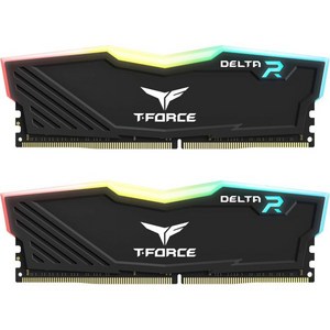 팀그룹 T-포스 Delta RGB DDR4 32GB (2x16GB) 3200MHz (PC4-2, 64GB(2x32GB)_DDR4 3600MHz 18-2, 2개