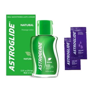 아스트로글라이드 네츄럴 젤 캡용기형 73.9ml + 휴대용 4ml x 2p 세트, 1개, 73.901ml