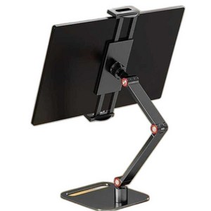 포터블모니터암 태블릿 마운트 아이패드 블랙 전용, ZX1 옵시디언 블랙, 1개