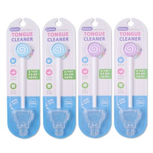 에디슨 혀크리너, 9ml, 블루2개+퍼플2개, 1세트