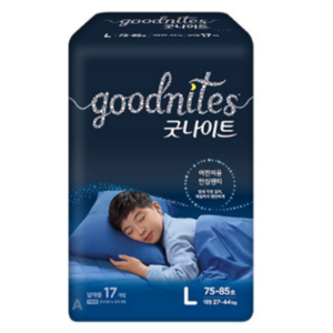 굿나이트 남아, 대형(L), 51매