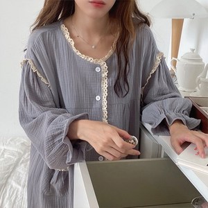 러브썸원 긴팔 원피스 잠옷 파자마
