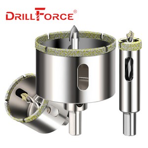 Drillforce 16 100mm 구멍은 센터 드릴 비트와 Mable 세라믹 유리에 대한 코어 비트 오프너 절단 도구를 보았다, 60mm