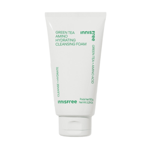 이니스프리 그린티 아미노 수분 클렌징 폼 150g 150ml 1개 저자극클렌저 딥클렌징