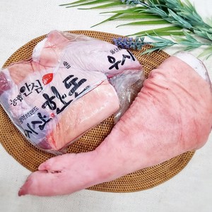 국내산 돼지 족발 생족발 돼지족 장족 앞다리(1.8kg이상) 뒷다리(1.8kg이상) 냉동, 한돈 앞다리장족 (2분할컷팅), 1개