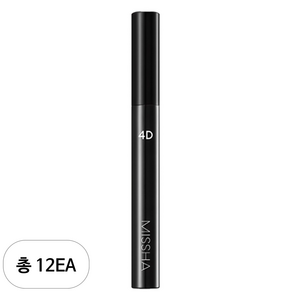 미샤 4D 마스카라 7g, 블랙, 12개