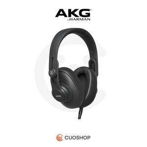 AKG 오버이어 폴더블 스튜디오 헤드폰, 검정색, K361