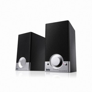 [브리츠 공식대리점]2채널 스피커/이어폰단자/탁상스피커/220V 전원/BR-1000A CUVE Black2