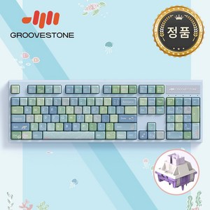엠스톤 그루브스톤 GV10 젤리피쉬 GA 저소음밀키축 38G 예쁜 풀윤활 사무실 사무용 키보드, 단품, 단품