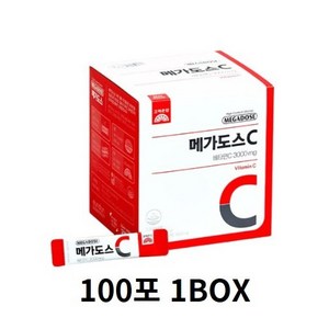 고려은단 메가도스C 3000 영국산 비타민C 100포 1개, 3g