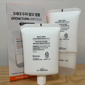 릴리이브 그로우턴 여성 남성 탈모 앰플, 2개, 100ml