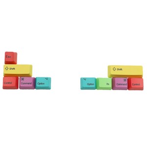 교체 가능한 Mac / Win Mechanical Keyboard Keycaps OEM 프로파일 PBT CMYK 수정 자 10 키 -Laser 새겨진 키 캡스, B