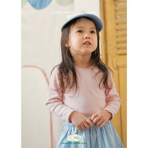 리틀스텔라 캡 소매 레이스 티셔츠