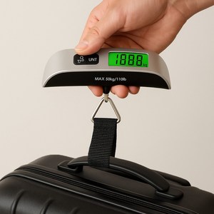 애띠앙 휴대용 디지털 손저울 수하물 무게측정기, 단품, 애띠앙 디지털 손저울, 50kg