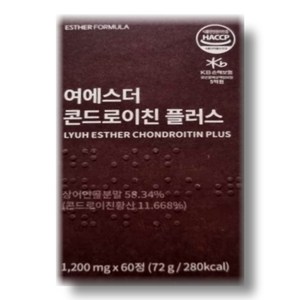 여에스더 콘드로이친 플러스, 60정, 1개