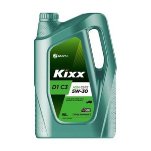 엔진오일 KIXX D1C3 5W-30디젤전용 6L, 1개