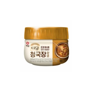CJ제일제당 CJ 다담 청국장 양념 530g, 3개