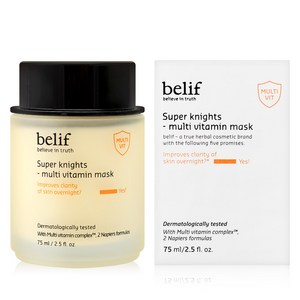 빌리프 슈퍼나이츠 멀티 비타민 마스크 수면팩 75ml, 1개