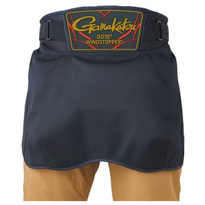 가마 카츠 (Gamakatsu) 윈드 스토퍼 (R) 힙 가드 GM3677 블랙 (벨트 없음) L