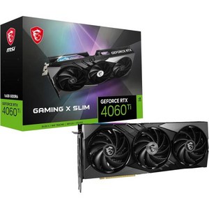 MSI 게이밍 지포스 RTX 4060 Ti 16GB GDRR6 부스트 클럭: 2685MHz 128비트 HDMI/DP Nvlin
