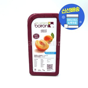 브아롱 냉동 살구 퓨레 아이스박스 무료, 1개, 1kg