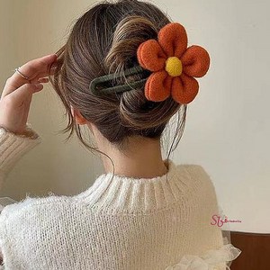 집게핀 헤어 머리핀 왕집게삔 꽃집게핀 대왕 올림 플라워 긴머리 똥머리 헤어핀 큰꽃ofj843