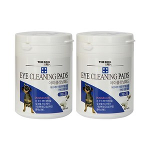 더독 아이클리닝 패드 눈물지우개 40p, 175g, 2개
